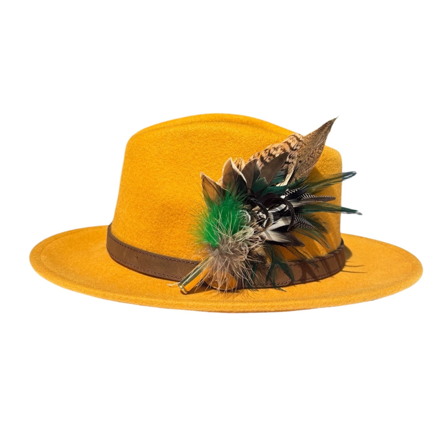 Teal, Rooster, Duck, & Phesant Feather Hat Pin CFP876