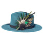 Teal, Rooster, Duck & Pheasant Feather Hat Pin CFP877