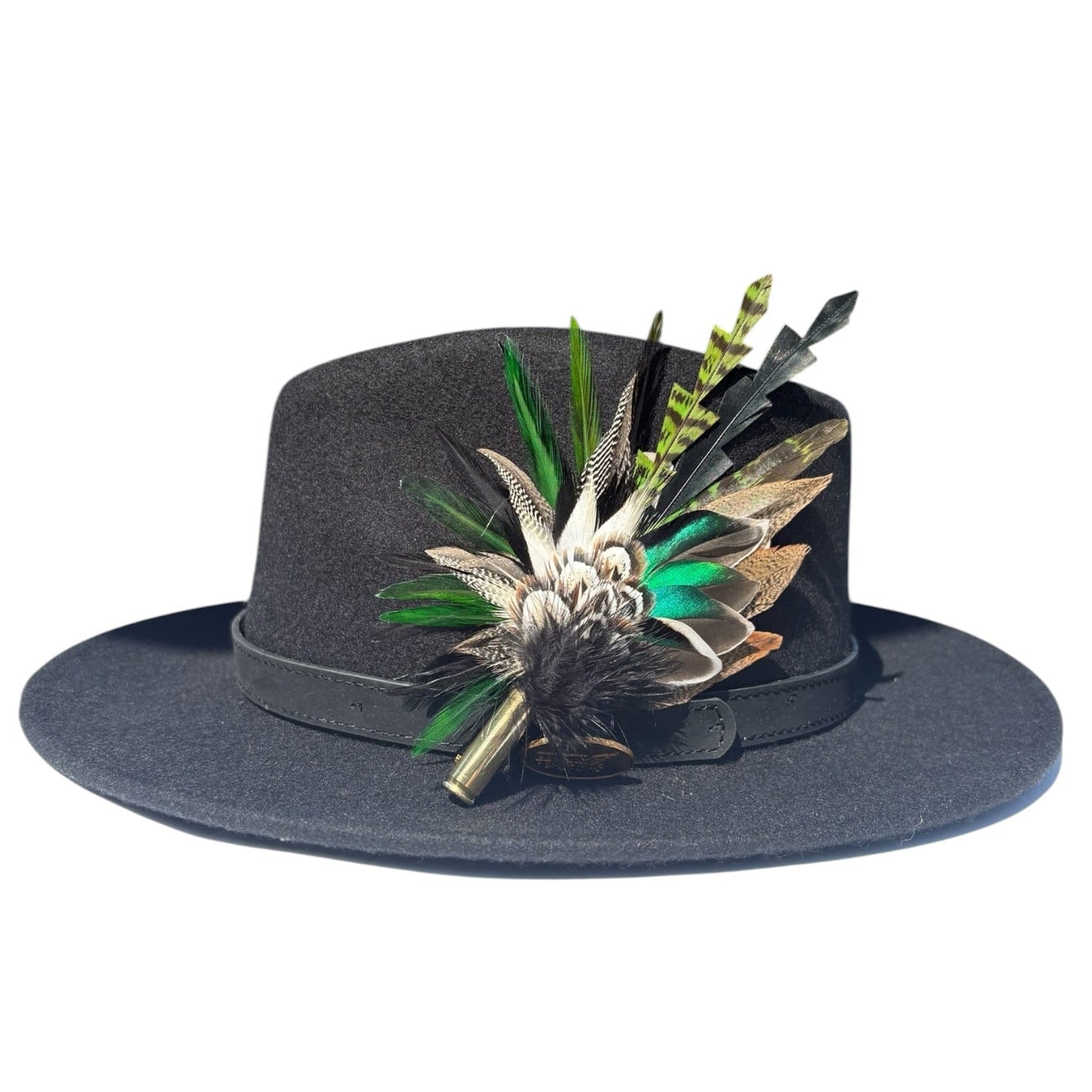Teal, Rooster, Duck & Pheasant Feather Hat Pin CFP877
