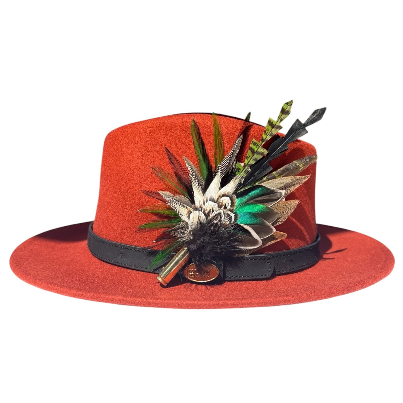 Teal, Rooster, Duck & Pheasant Feather Hat Pin CFP877