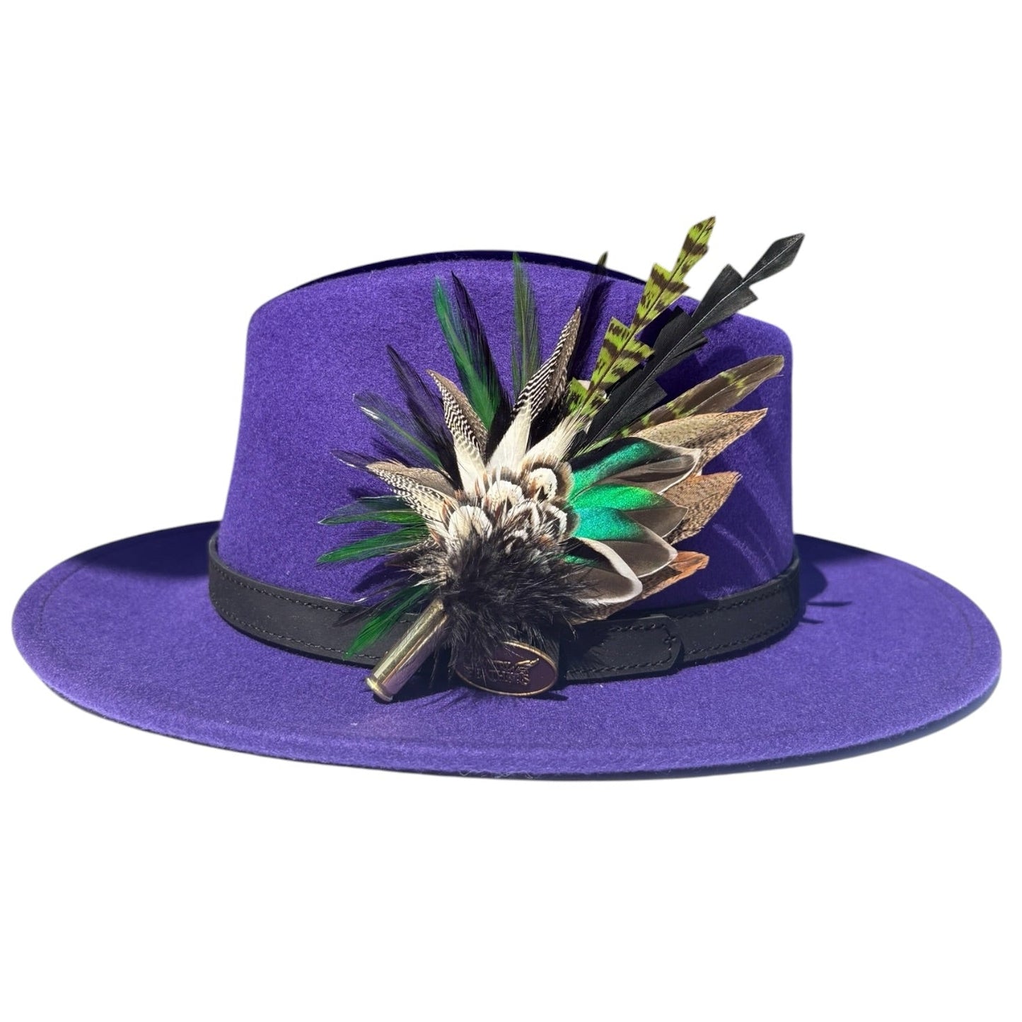 Teal, Rooster, Duck & Pheasant Feather Hat Pin CFP877