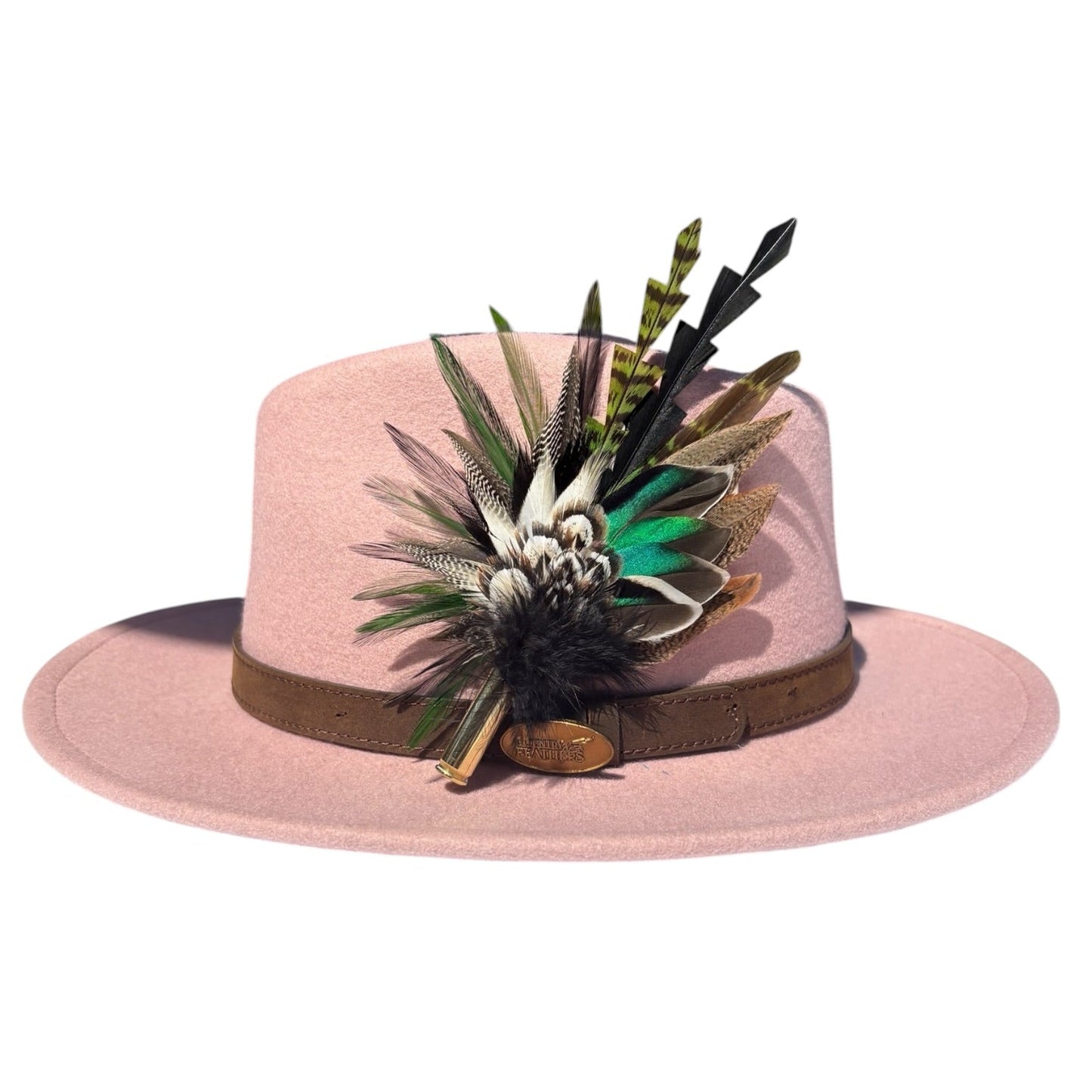 Teal, Rooster, Duck & Pheasant Feather Hat Pin CFP877