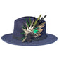 Teal, Rooster, Duck & Pheasant Feather Hat Pin CFP877
