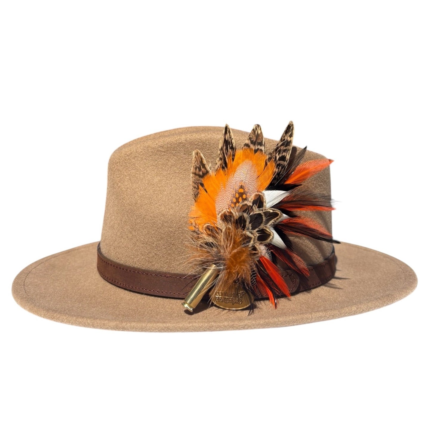 Goose, Rooster, Duck, Teal & Pheasant Feather Hat Pin CFP878