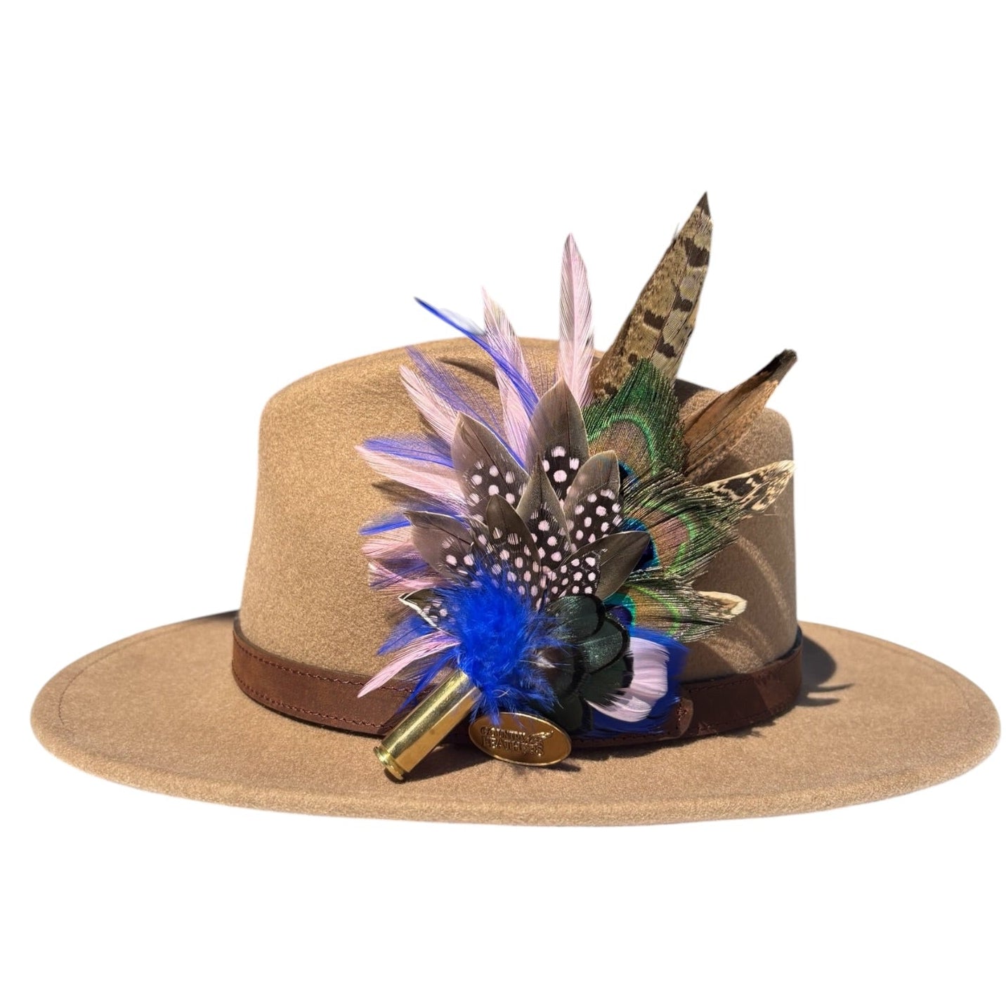 Peacock, Goose, Guinea Fowl and Pheasant Feather Hat Pin CFP879
