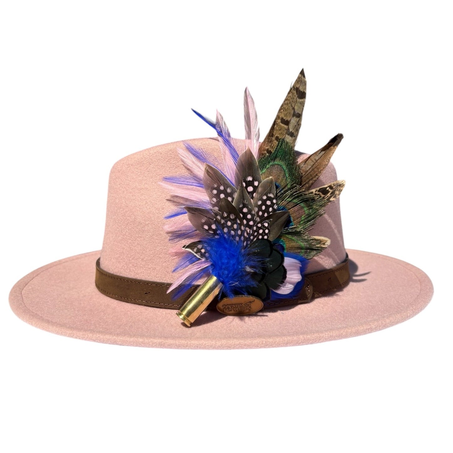 Peacock, Goose, Guinea Fowl and Pheasant Feather Hat Pin CFP879