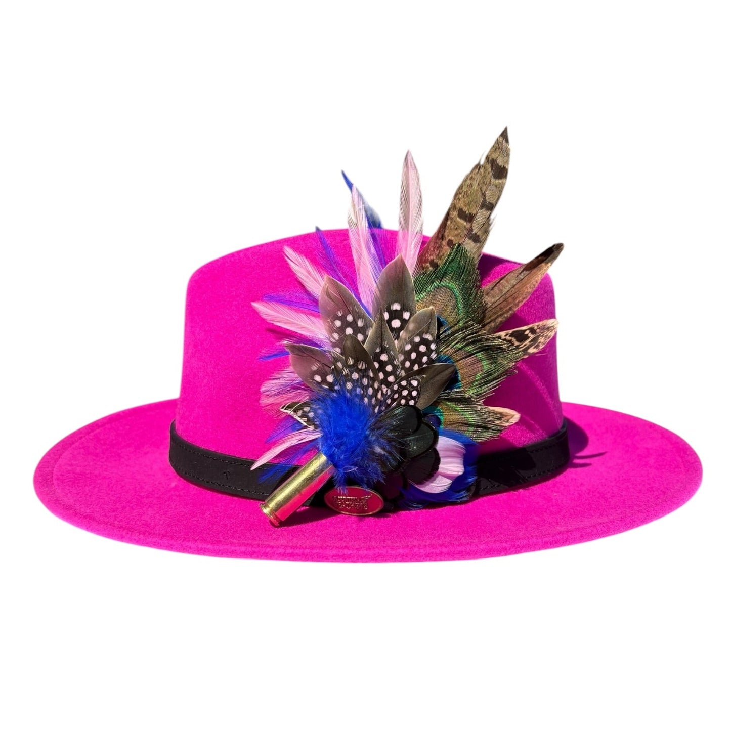 Peacock, Goose, Guinea Fowl and Pheasant Feather Hat Pin CFP879