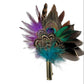 Teal, Rooster, Peacock and Pheasant Feather Hat Pin CFP869