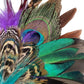 Teal, Rooster, Peacock and Pheasant Feather Hat Pin CFP869