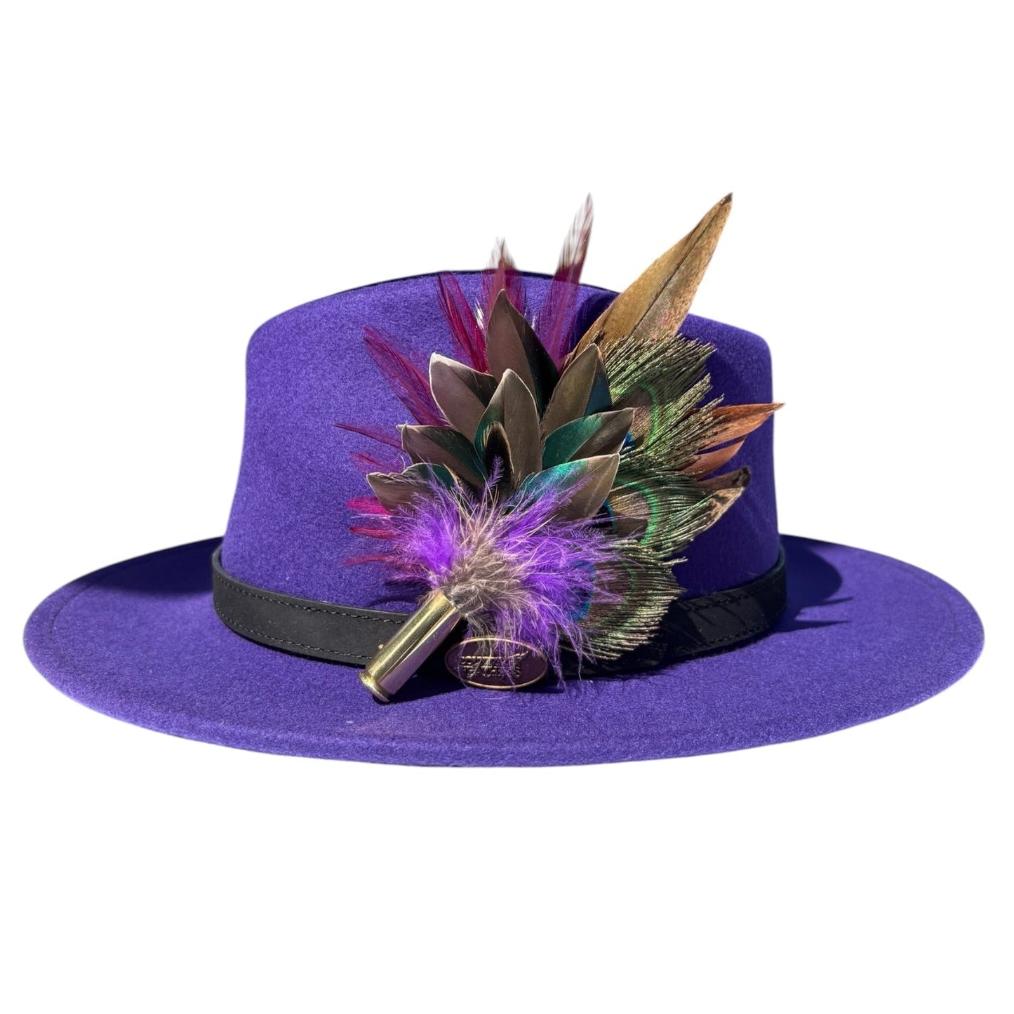 Teal, Rooster, Peacock, & Pheasant Feather Hat Pin CFP870