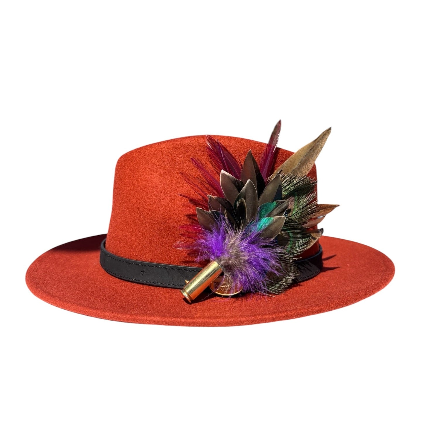 Teal, Rooster, Peacock, & Pheasant Feather Hat Pin CFP870