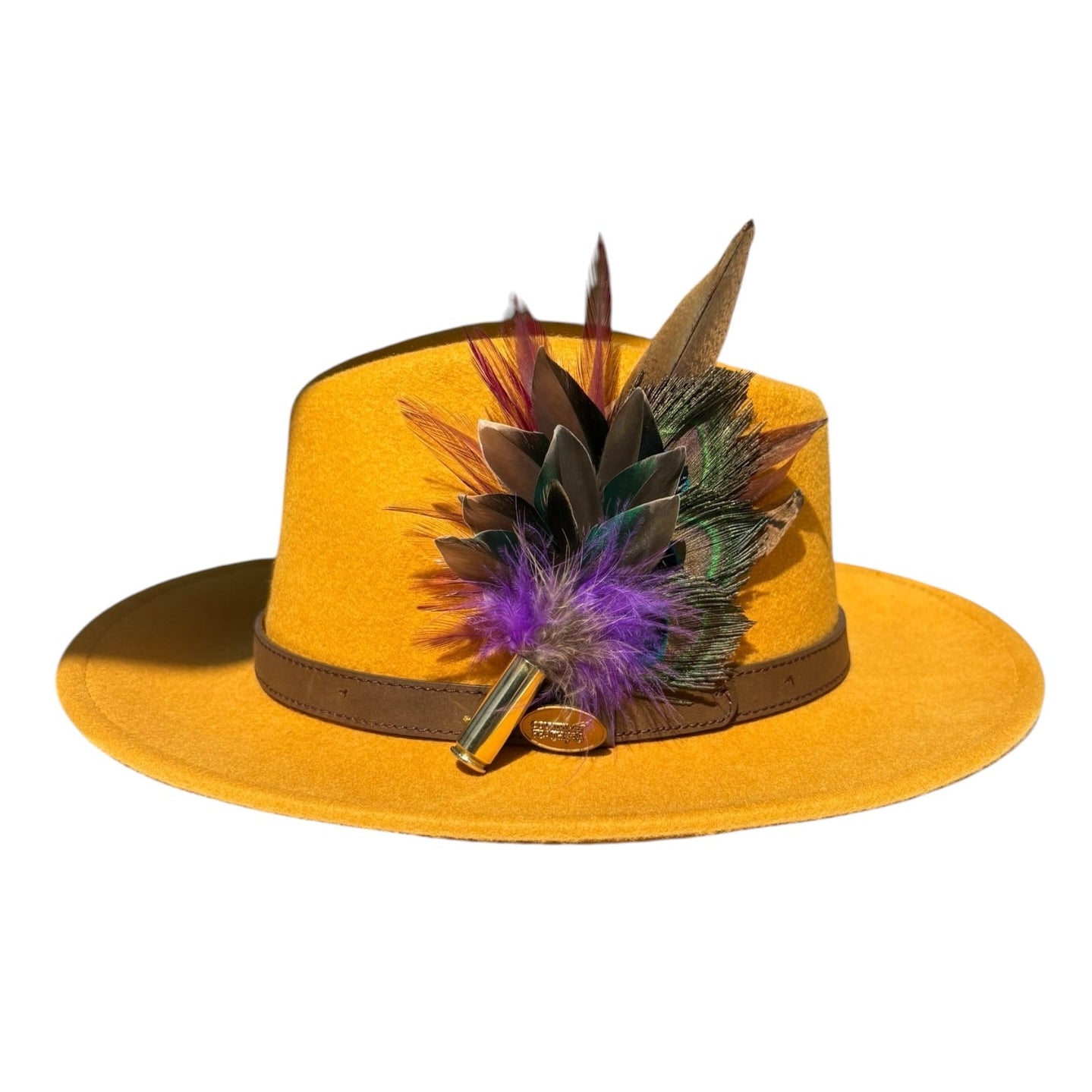 Teal, Rooster, Peacock, & Pheasant Feather Hat Pin CFP870