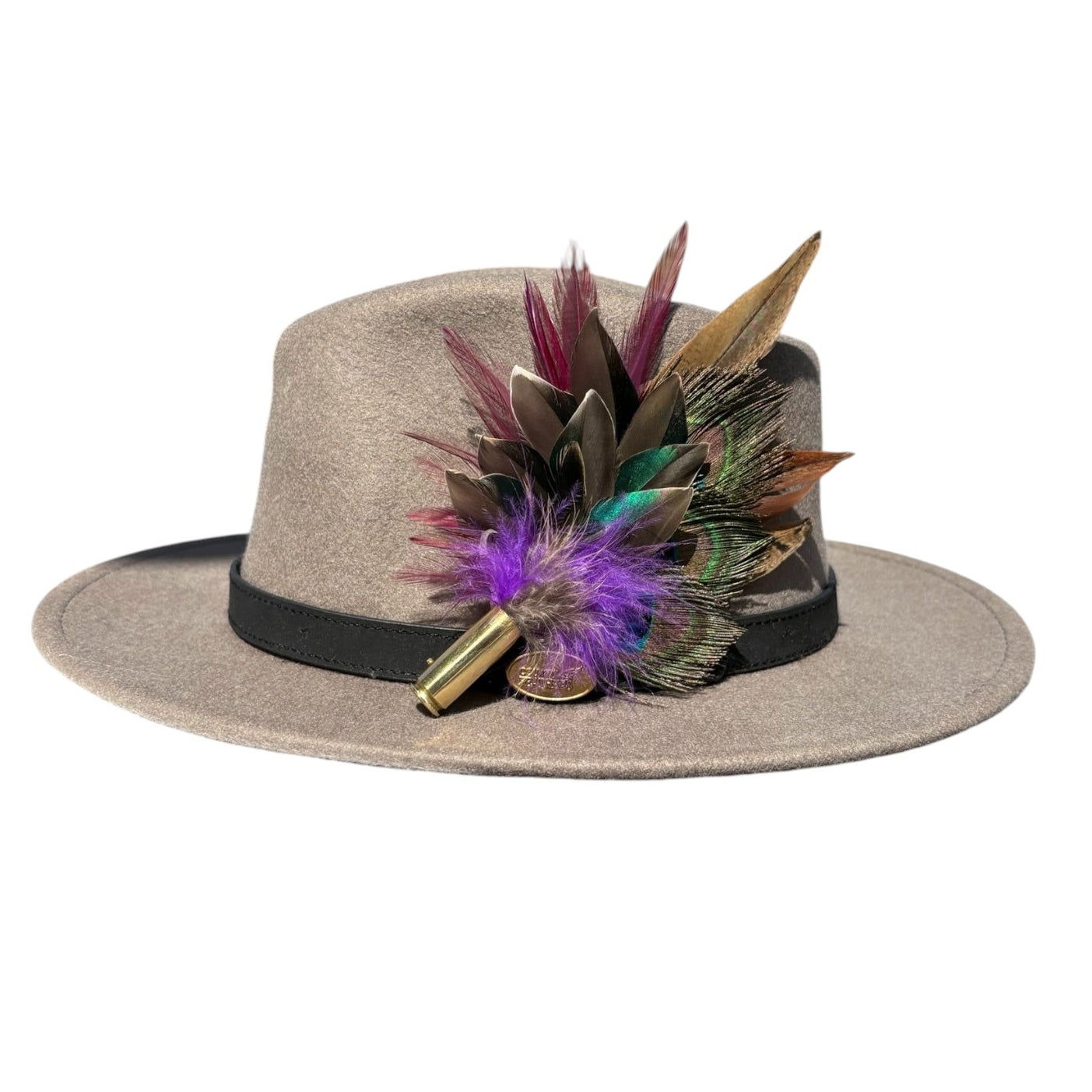 Teal, Rooster, Peacock, & Pheasant Feather Hat Pin CFP870