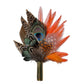 Peacock, Rooster, Guinea Fowl, Goose & Pheasant Feather Hat Pin CFP872