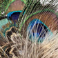 Peacock, Rooster, Guinea Fowl & Pheasant Feather Hat Pin CFP873