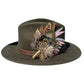 Peacock, Rooster, Guinea Fowl & Pheasant Feather Hat Pin CFP873