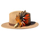 Teal, Duck, Rooster, Guinea Fowl & pheasant Feather Hat Pin CFP882