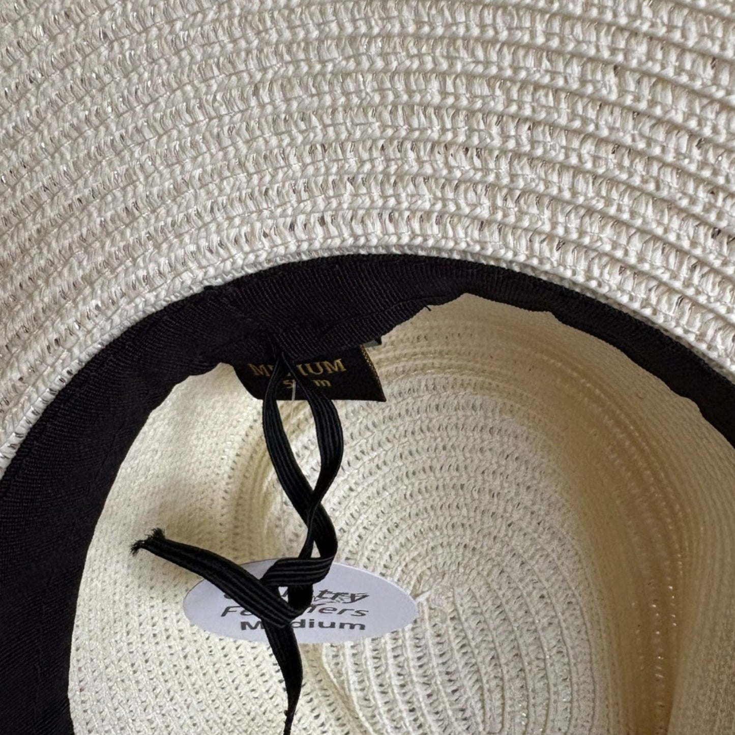 Fedora Straw Hat with Burgundy Ribbon Band CFSH04