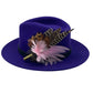 Pale Pink & Natural Feather Hat Pin (CFP474)