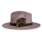 Pink & Natural Feather Hat Pin (CFP724)