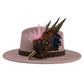 Light Pink & Natural Feather Hat Pin (CFP759)