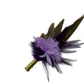 Purple Tones & Natural Feather Hat Pin (CFP547)