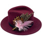 Pale Pink & Natural Feather Hat Pin (CFP474)