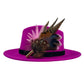 Light Pink & Natural Feather Hat Pin (CFP759)