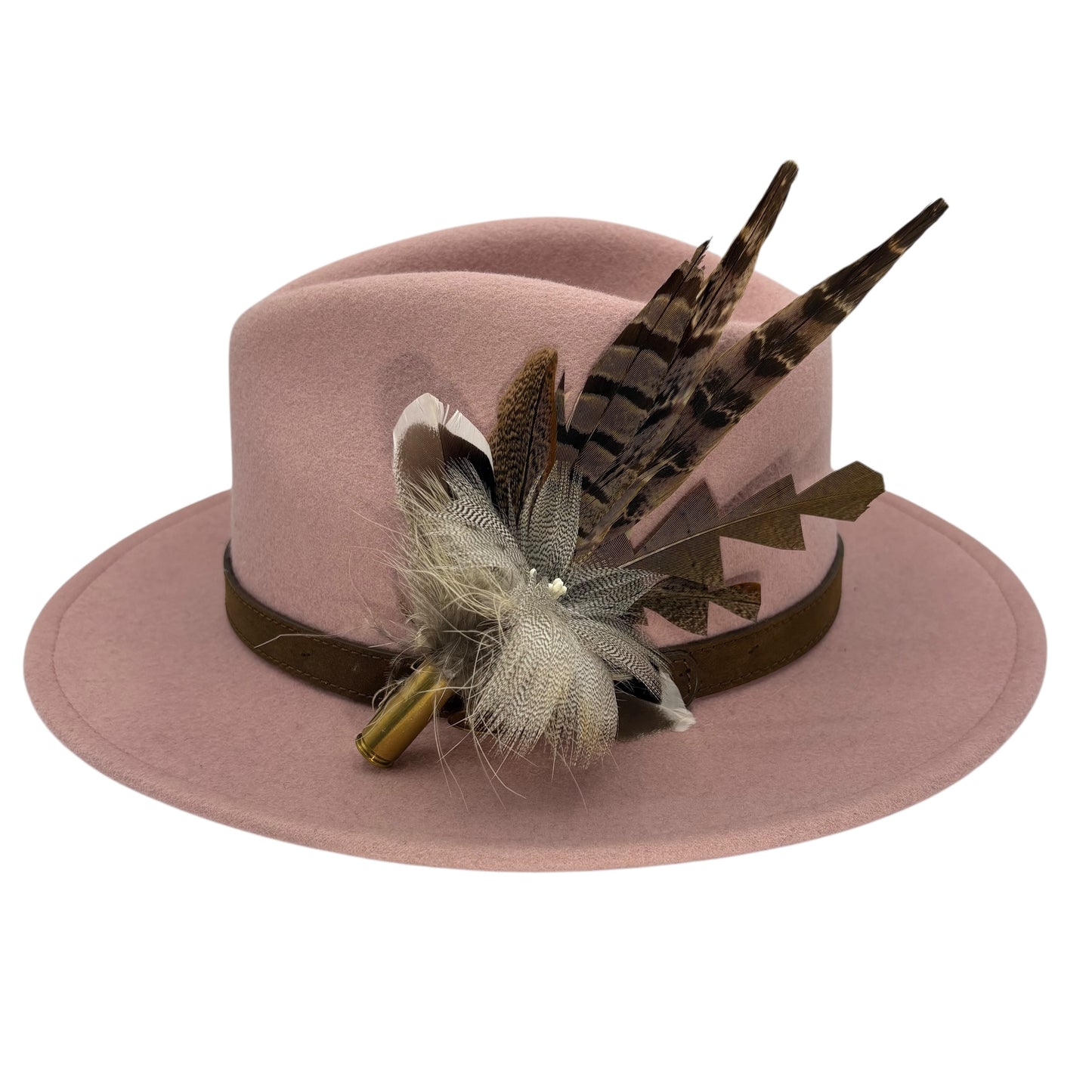 Natural Feather Hat Pin (CFP808)