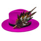 Brown, Green & Natural Feather Hat Pin (CFP674)