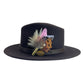 Pink & Natural Feather Hat Pin (CFP724)