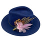 Pale Pink & Natural Feather Hat Pin (CFP474)