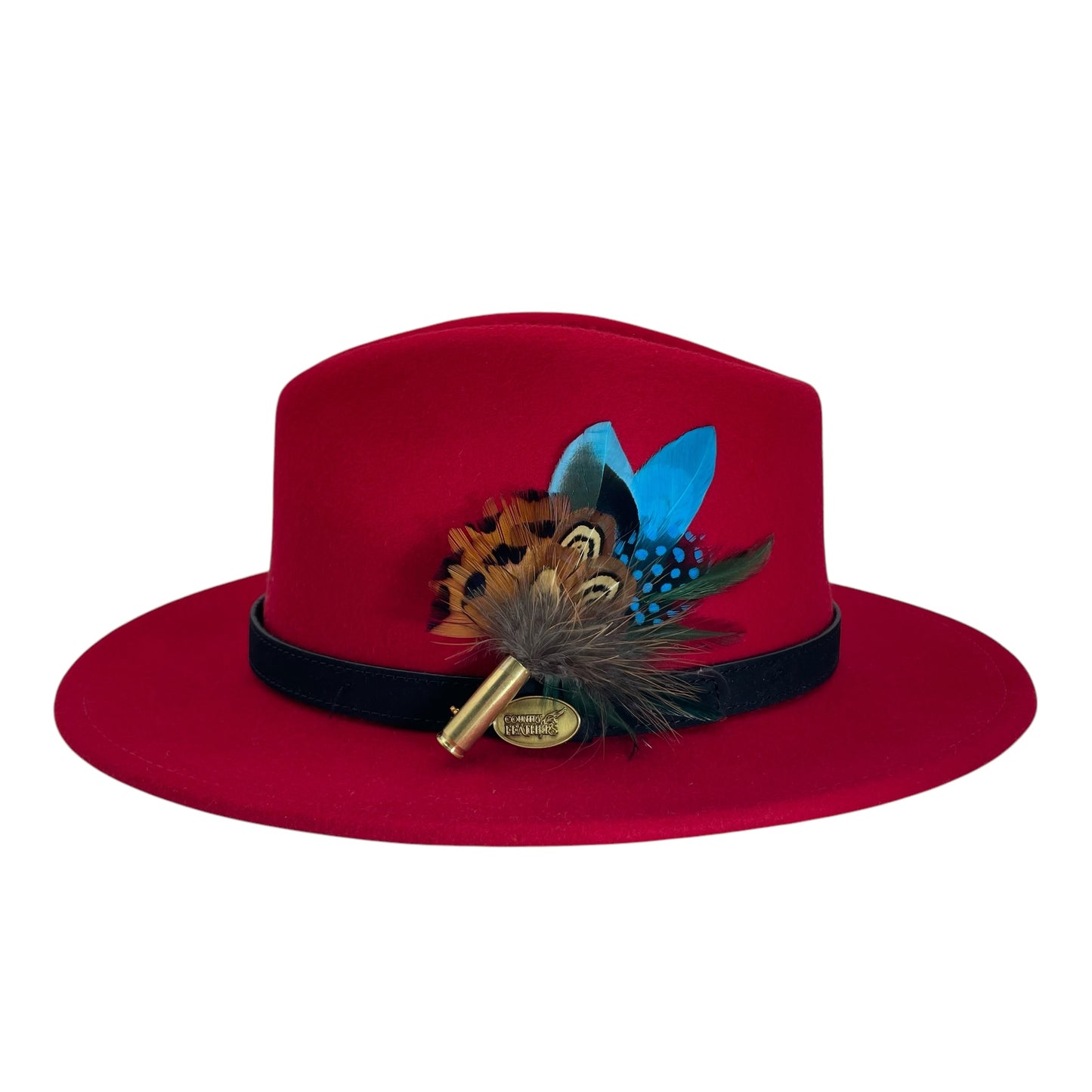 Light Pink & Natural Feather Hat Pin (CFP732)