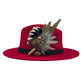 Black, White & Natural Feather Hat Pin (CFP763)