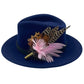 Pale Pink & Natural Feather Hat Pin (CFP474)