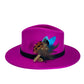 Light Pink & Natural Feather Hat Pin (CFP732)