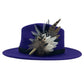 Black, White & Natural Feather Hat Pin (CF762)