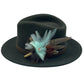 Pale Aqua & Natural Feather Hat Pin (CFP475)