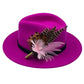 Pale Pink & Natural Feather Hat Pin (CFP474)