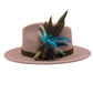 Teal and Natural Hat Pin (CFP516)
