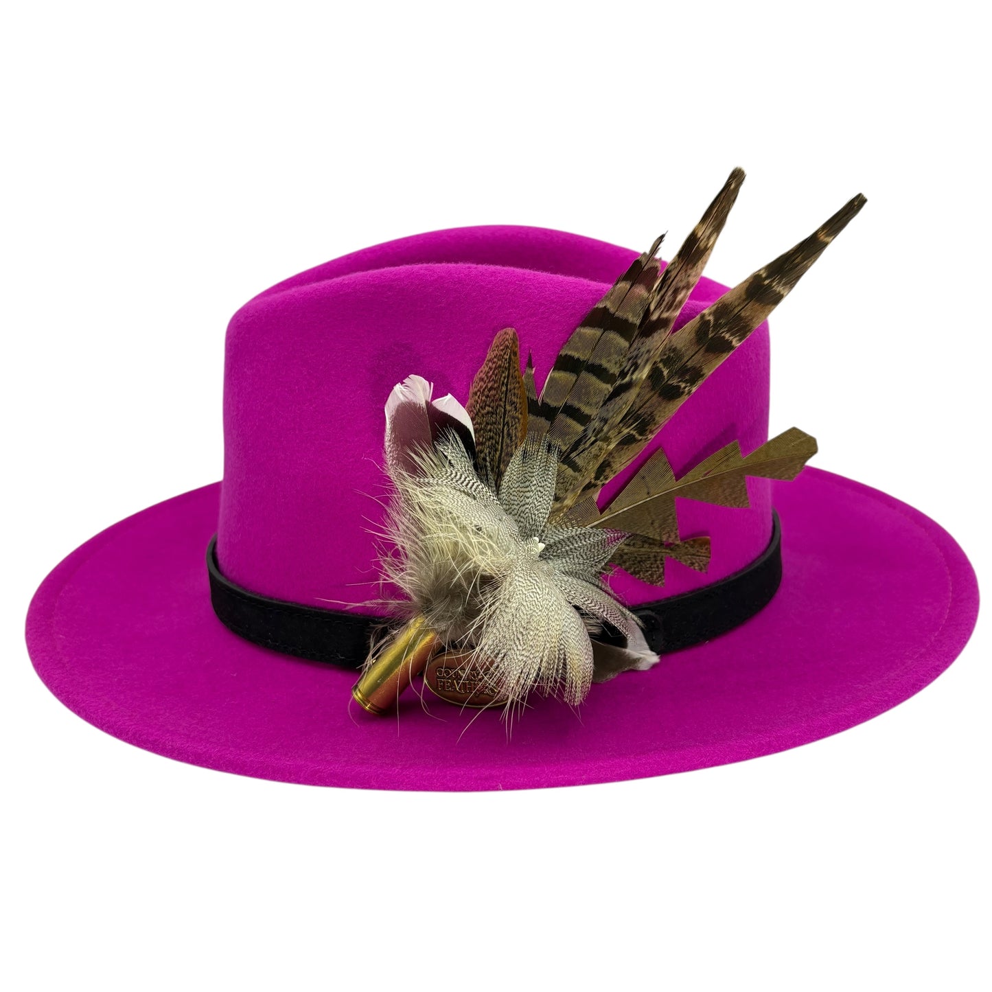 Natural Feather Hat Pin (CFP808)