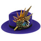 Rust, brown & natural Feather Hat Pin (CFP809)