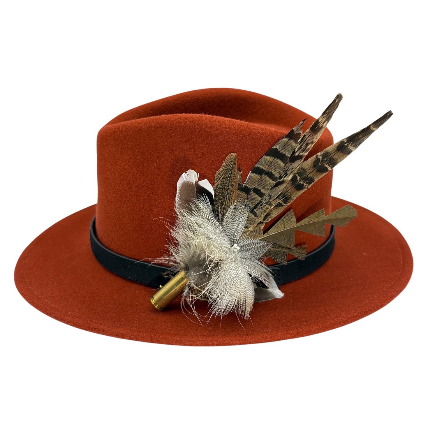 Natural Feather Hat Pin (CFP808)
