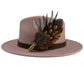 Black, White & Natural Pheasant Feather Hat Pin (CFP768)