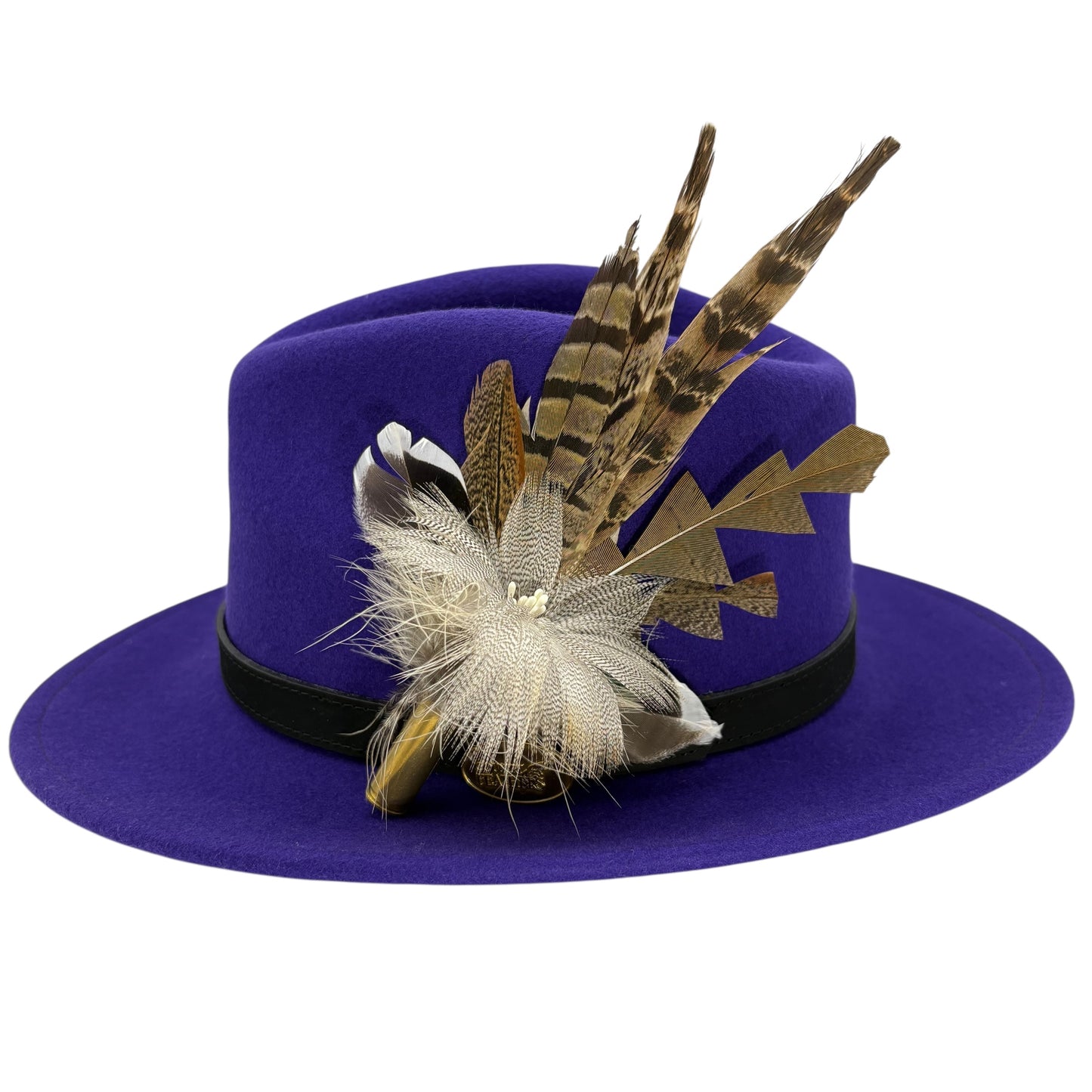 Natural Feather Hat Pin (CFP808)
