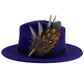 Black, White & Natural Pheasant Feather Hat Pin (CFP768)