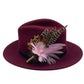 Pale Pink & Natural Feather Hat Pin (CFP474)