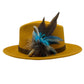 Teal and Natural Hat Pin (CFP516)