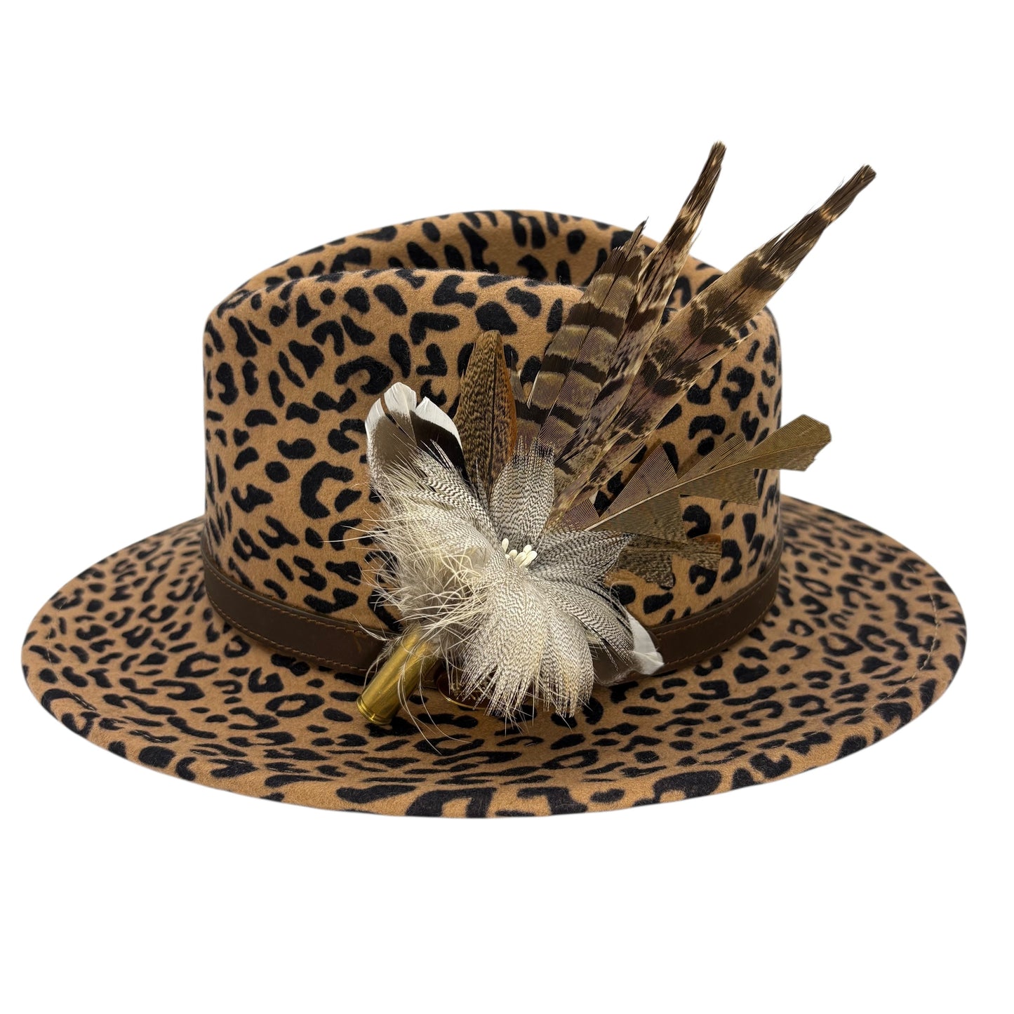 Natural Feather Hat Pin (CFP808)
