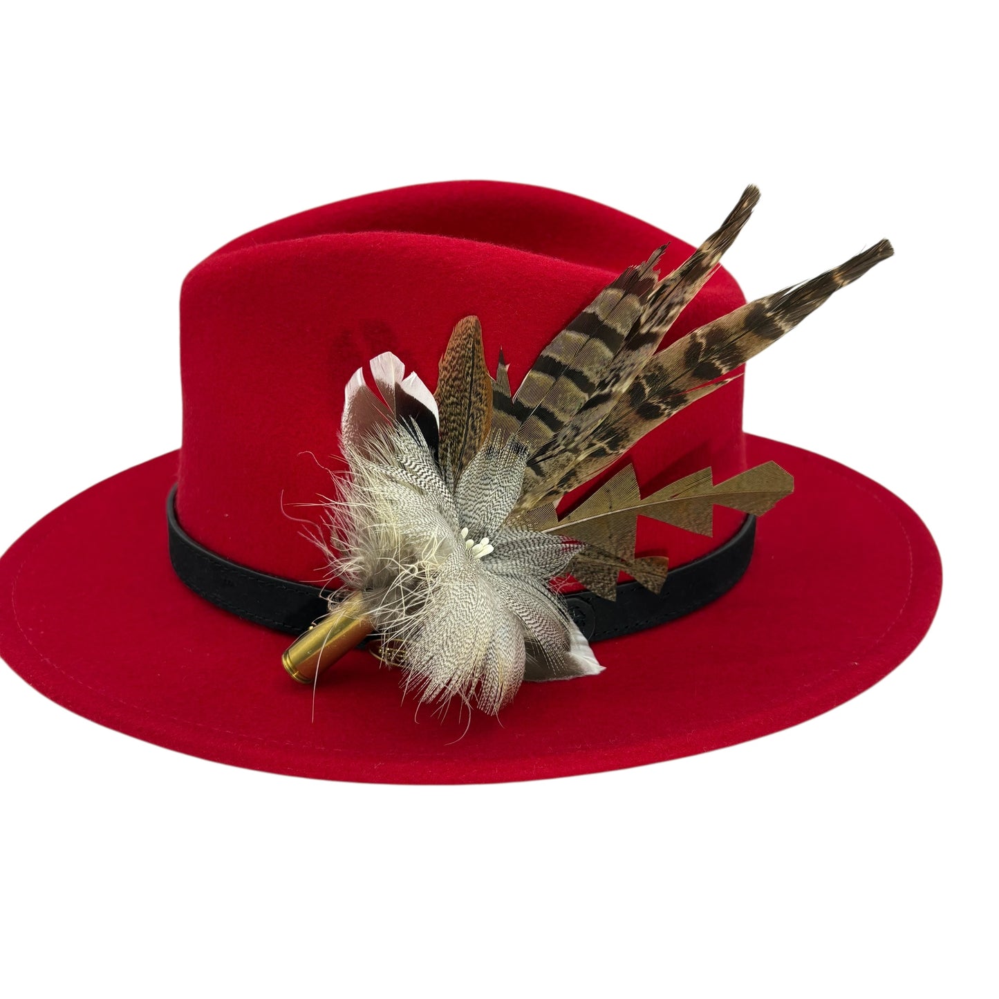 Natural Feather Hat Pin (CFP808)